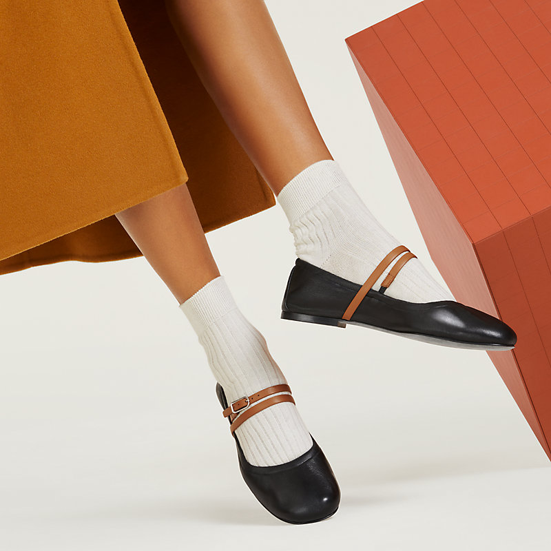 Jolly ballet flat - Black | Hermès Mainland China